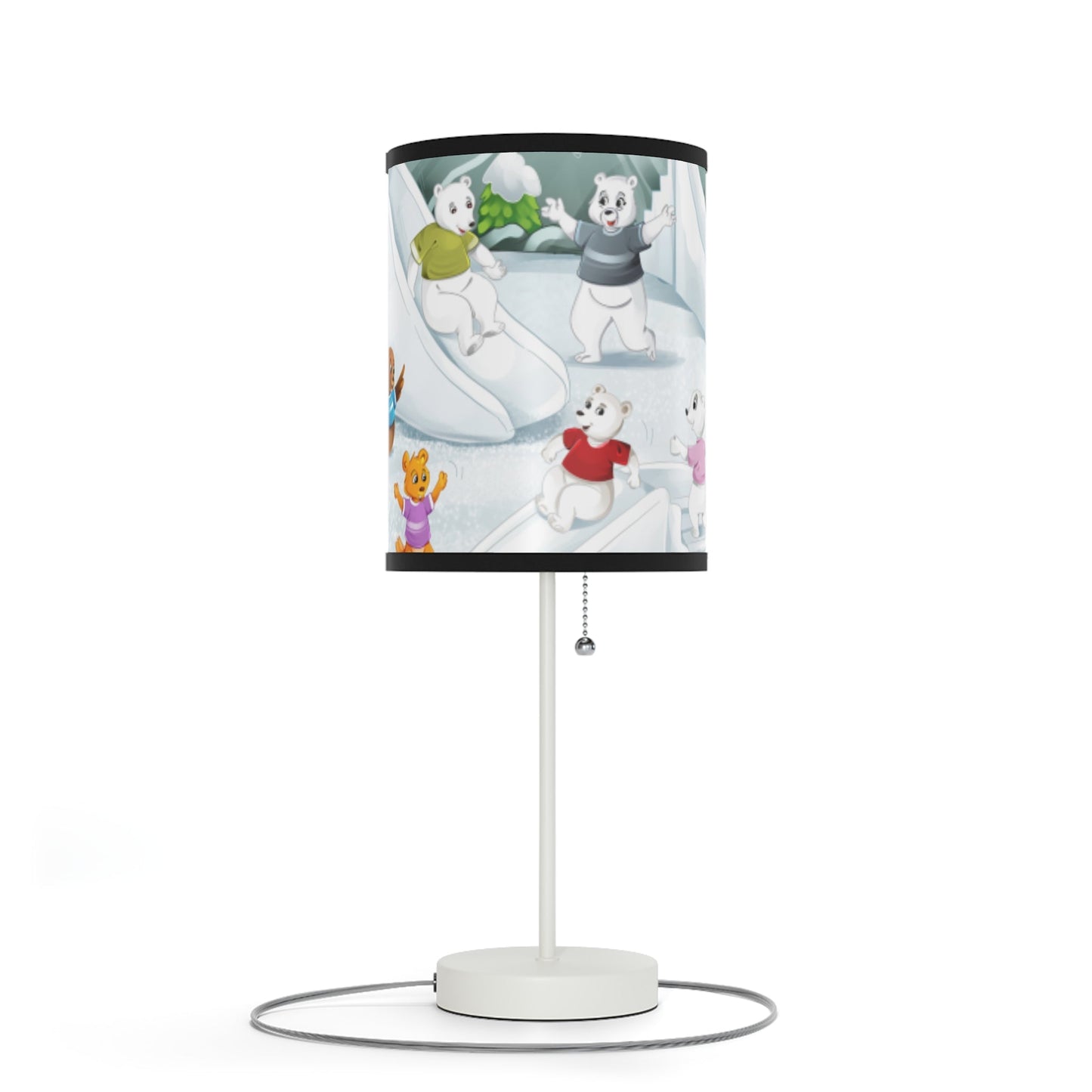 Poro the Polar Bear Lamp on a Stand