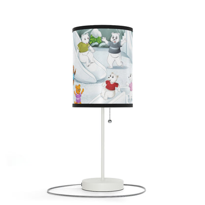 Poro the Polar Bear Lamp on a Stand