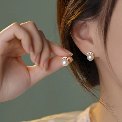 Freshwater Pearl Stud Earrings