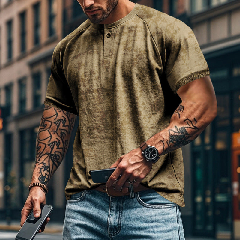 Men's Full Size Short Sleeve T-Shirt