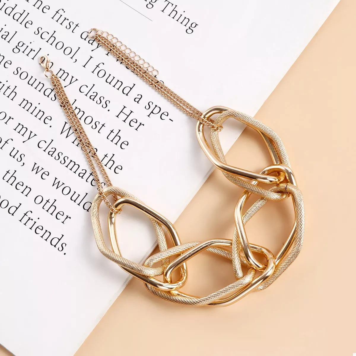 18K Gold-Plated Chain Necklace