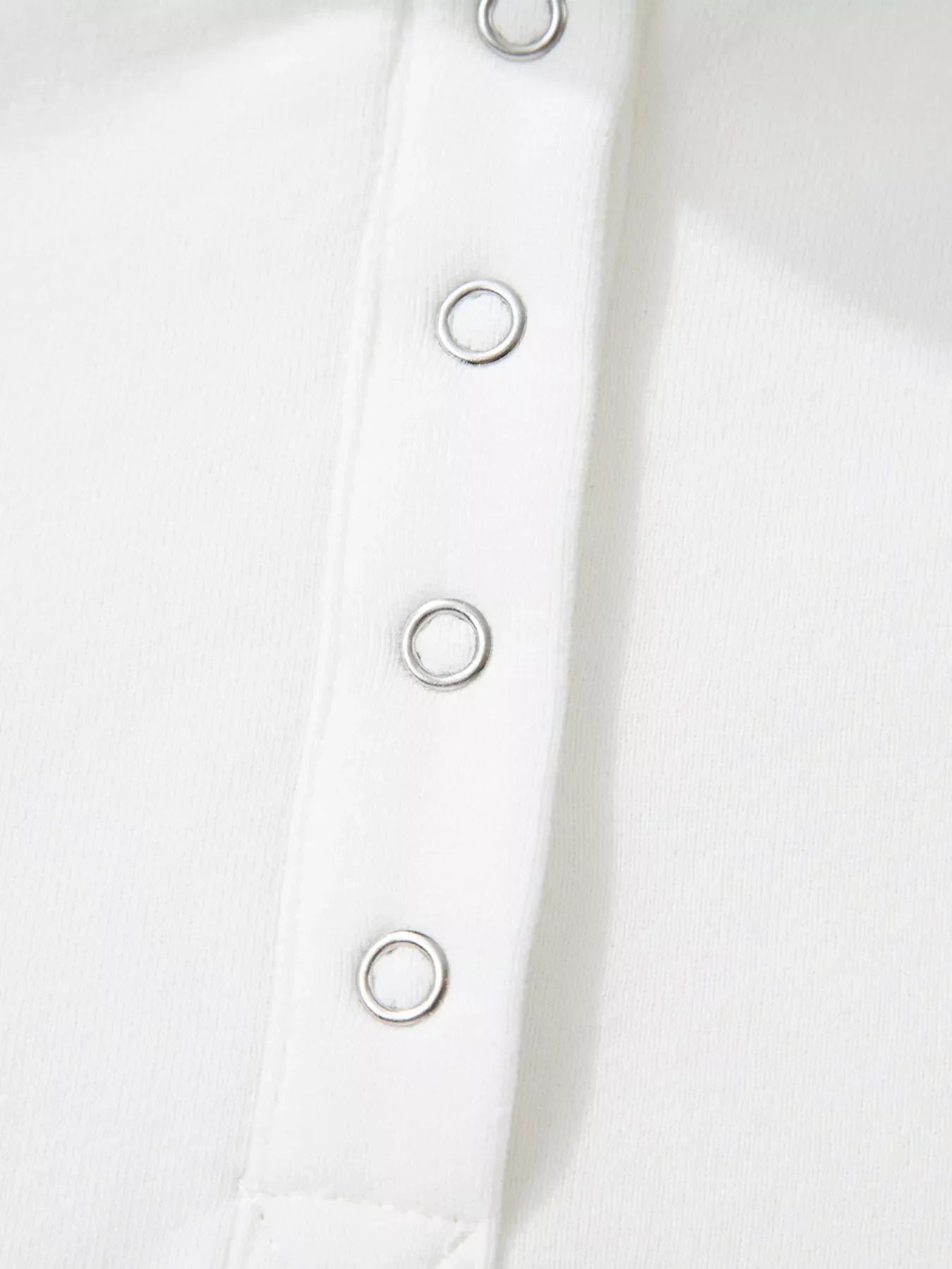 Color Block Snap Buttons Sweatshirt