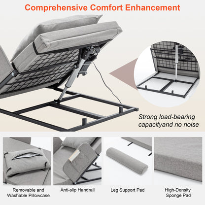4-68° Lift Range Electric Adjustable Bed Backrest