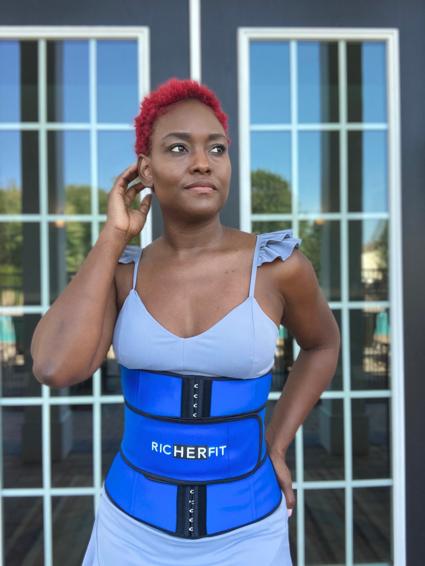 Blue Baddie Waist Trainer