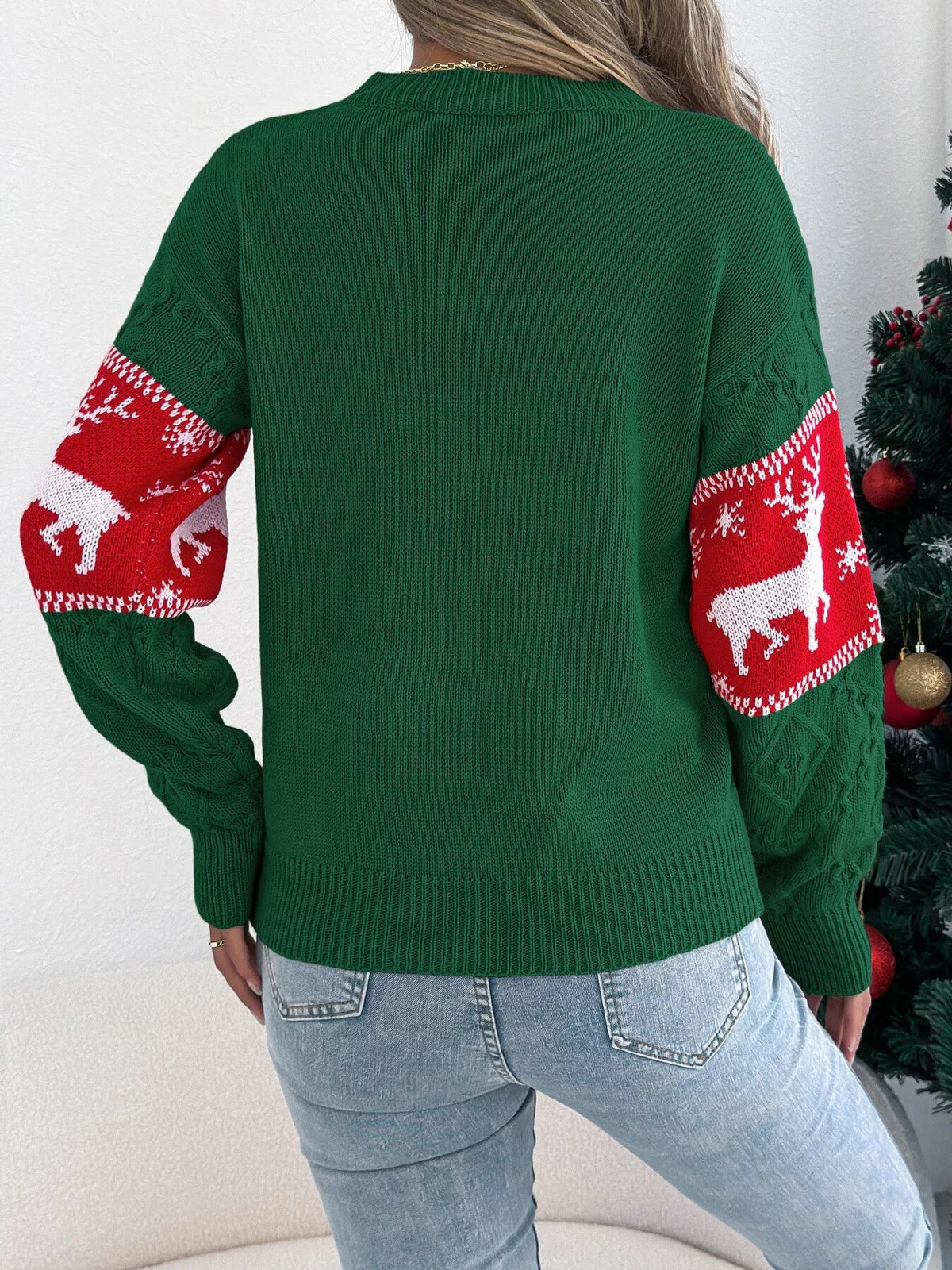 Reindeer Christmas sweater, view 9