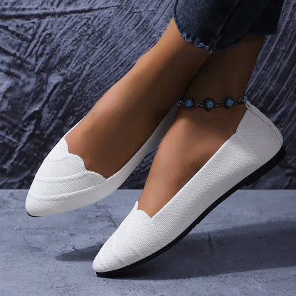 Point Toe Flat Slip-Ons