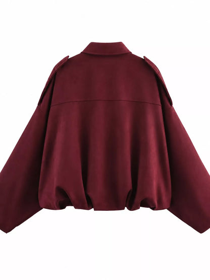 Plus size batwing jacket, view 13
