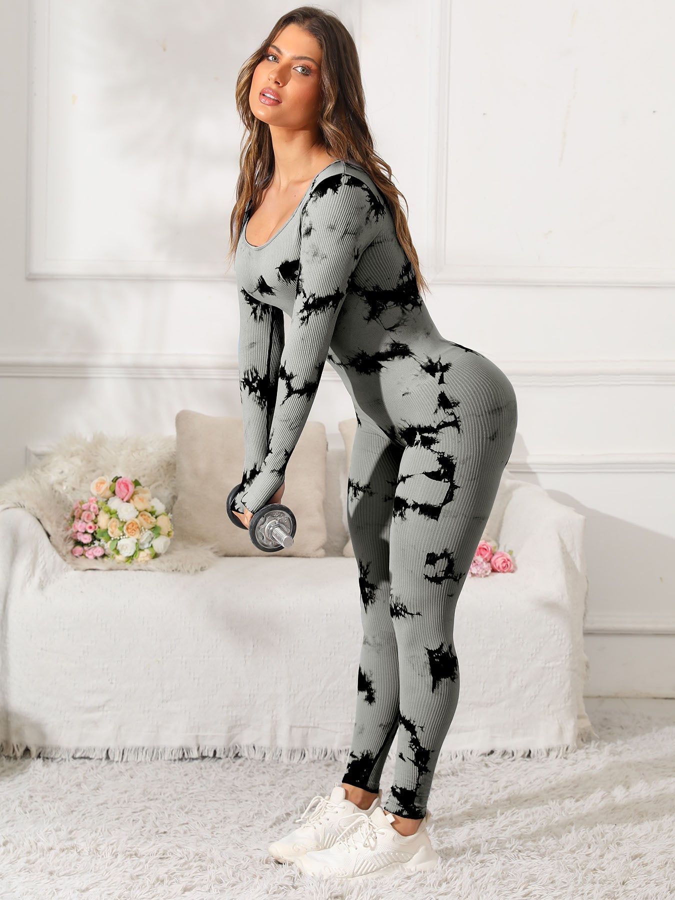 Long Sleeve Active Jumpsuit