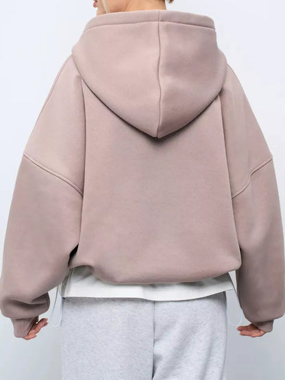 Oversized kangaroo pocket hoodie, view 12