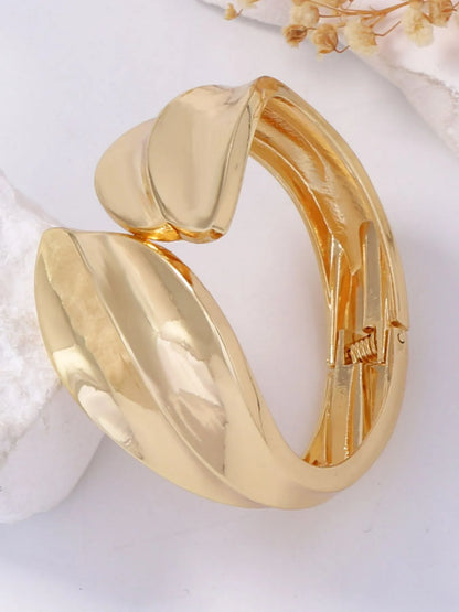 18K Gold-Plated Open Bracelet