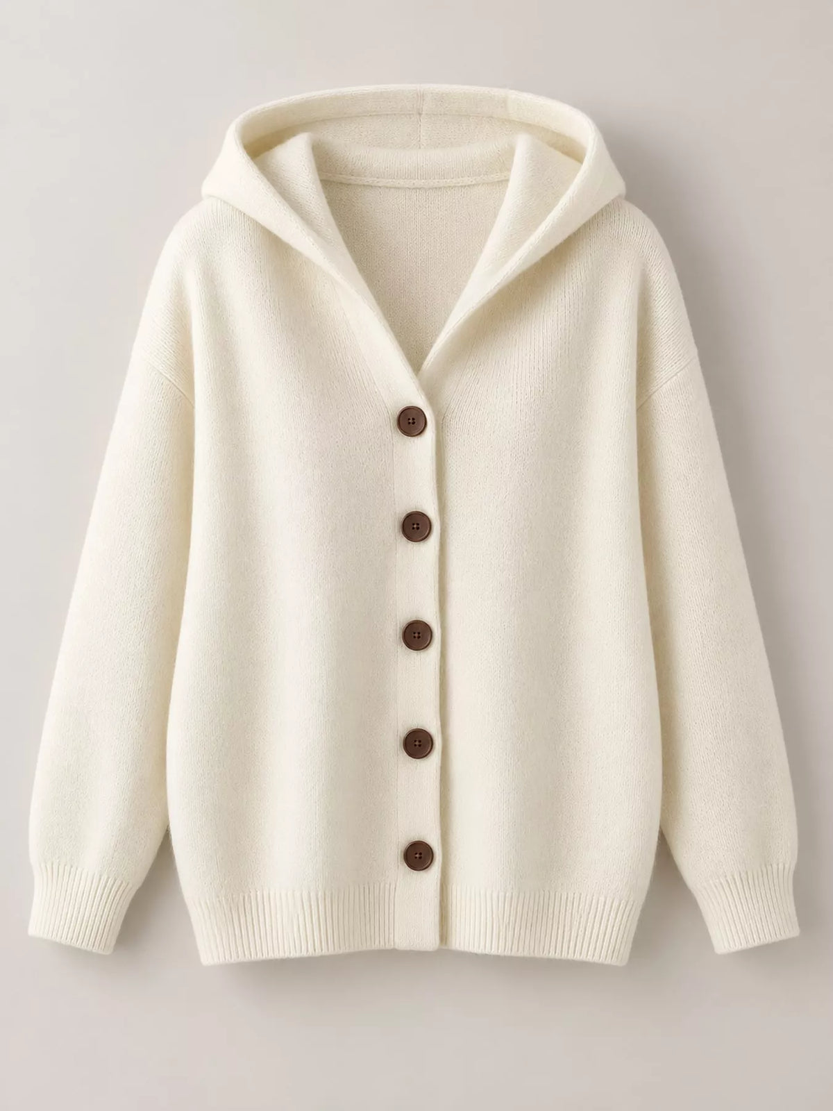 Hooded knit cardigan, view 22