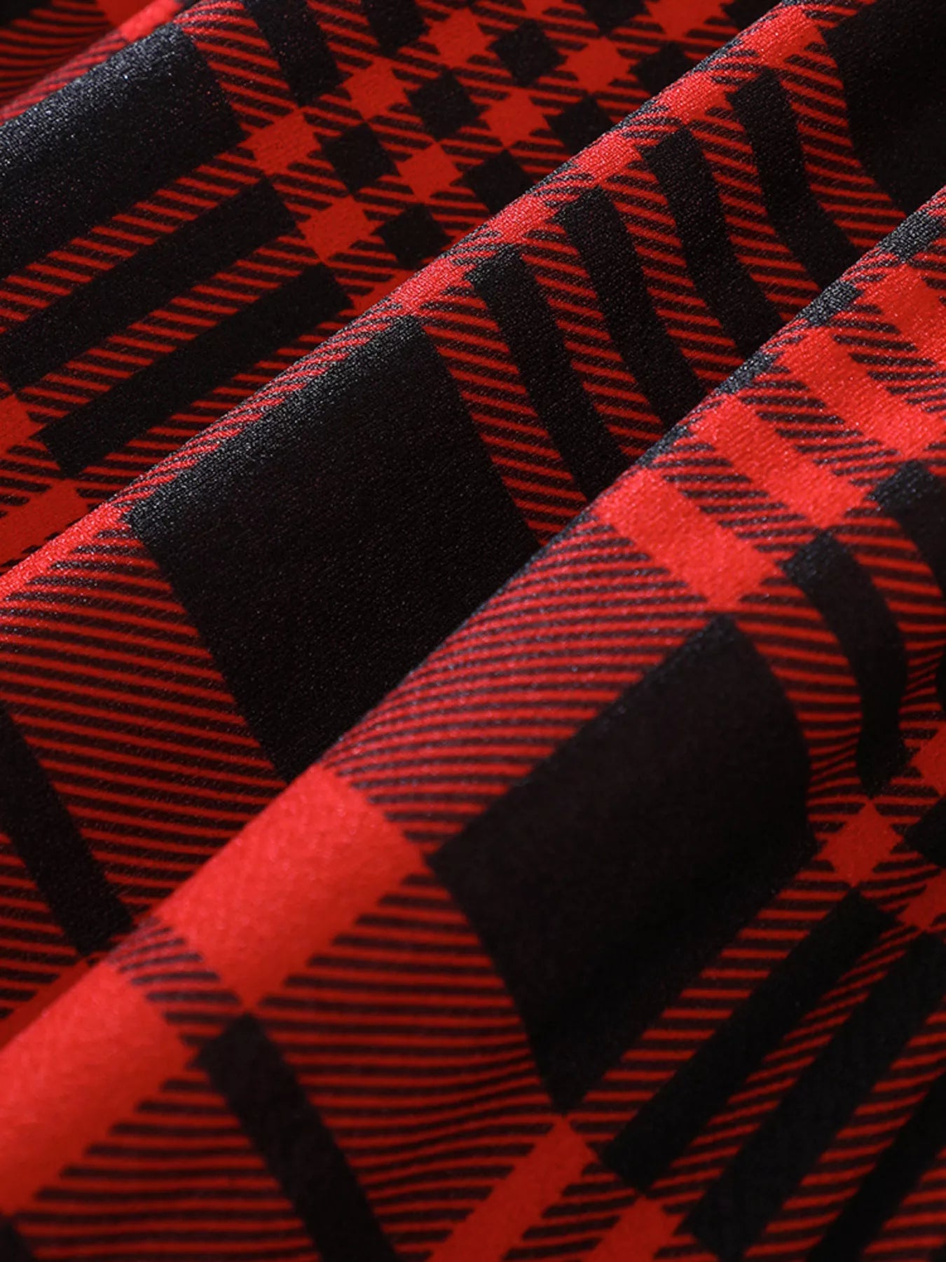 Children's Plaid Print Long Sleeve Dress