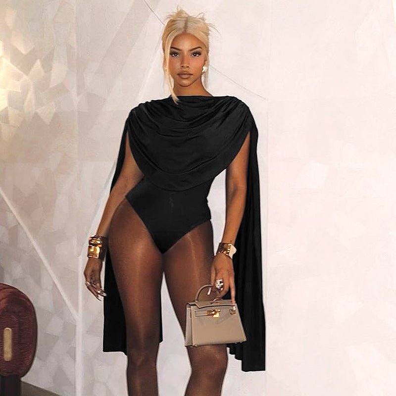 Bottom coat long sleeved jumpsuit