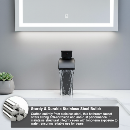 Single Handle Bathroom Faucet Lavatory Faucet Stainless