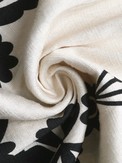 Off Shoulder Printed Wide Leg Jumpsuit