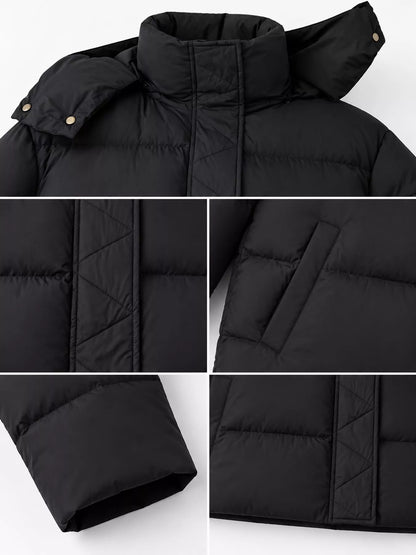 Quilted hooded puffer jacket, view 7