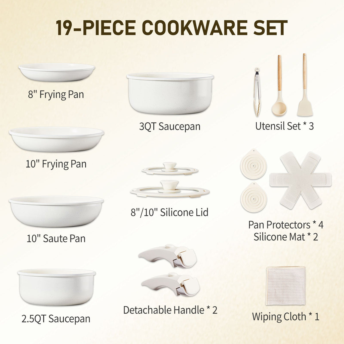 19-Piece Cookware Set