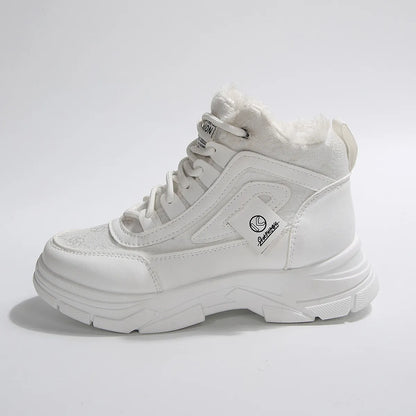 High-Top Platform Chunky Sneaker Boots