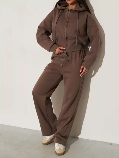 Zip hoodie sweatsuit, view 11