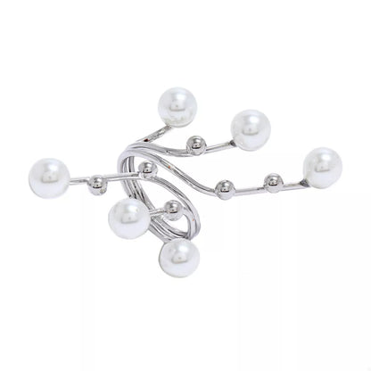 Alloy Pearl Bypass Ring