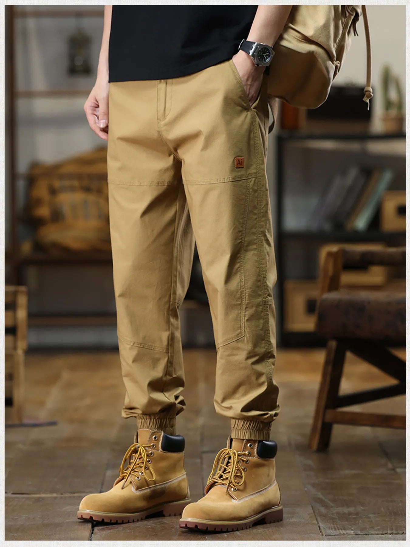 Men's Full Size Wide Leg Pants