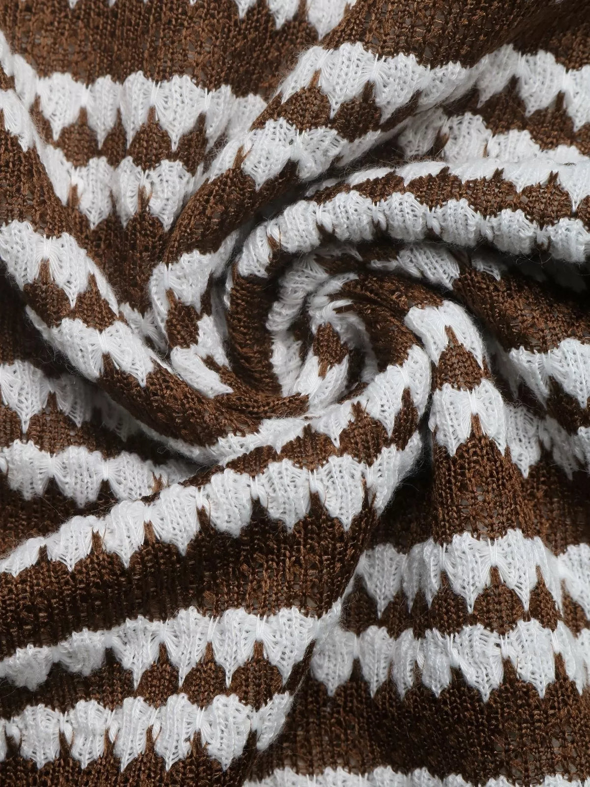 Striped ribbed knit dress, view 10