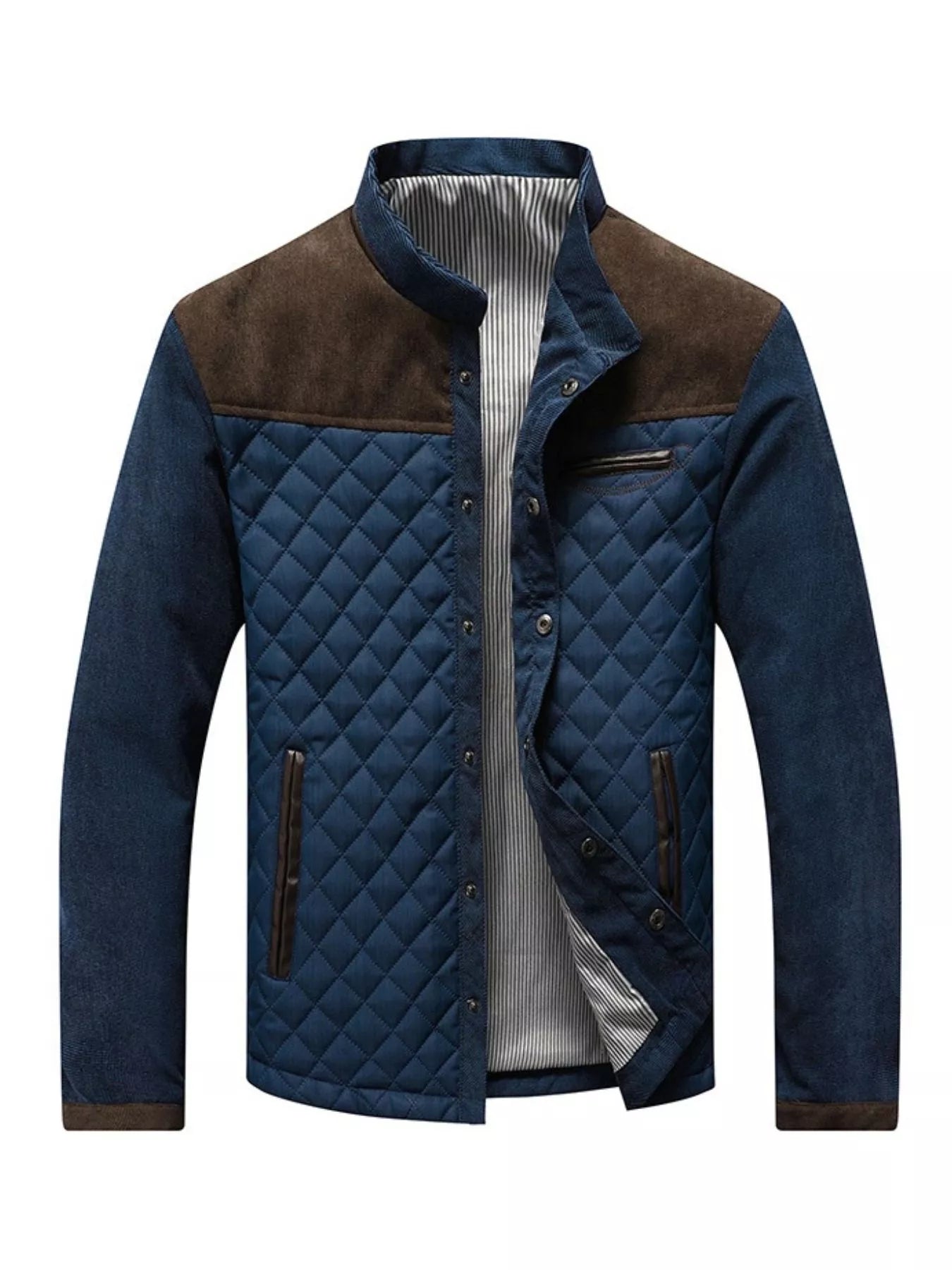 Men's Full Size Quilted Jacket