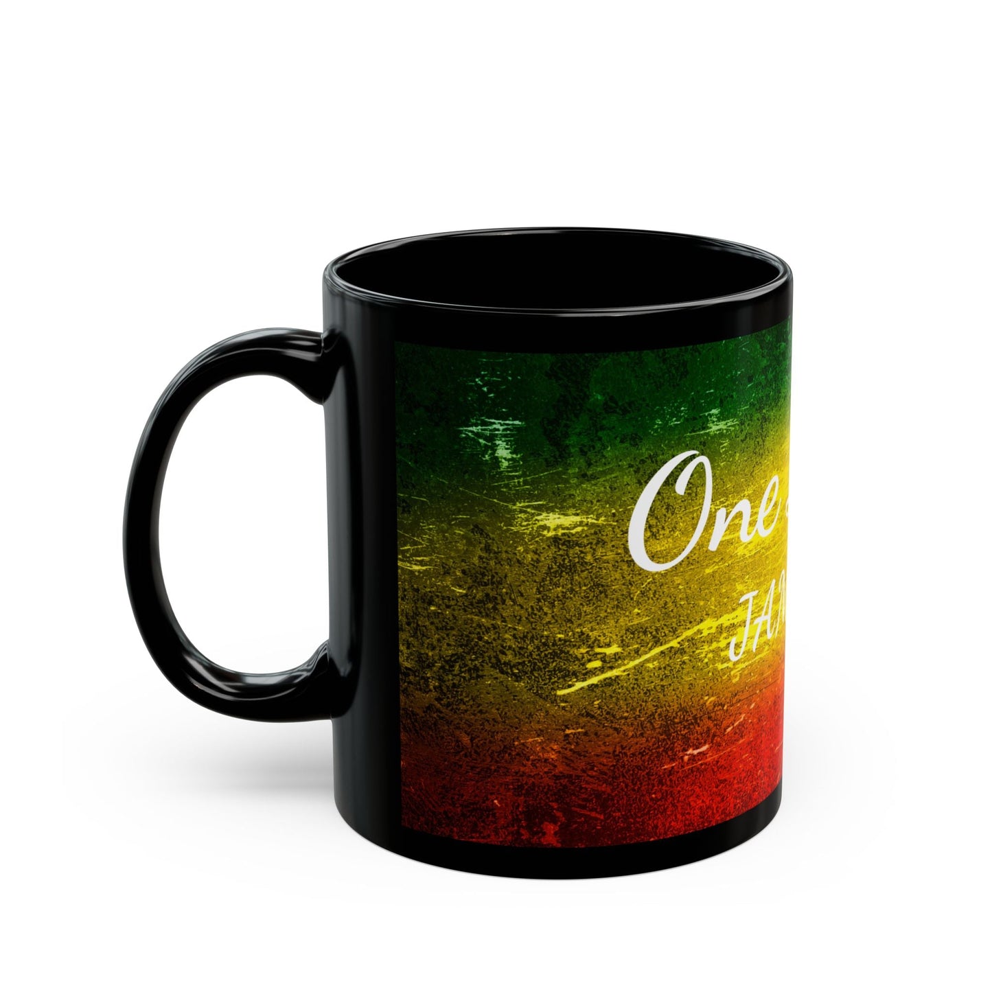 One Love! Jamaica Black Mug