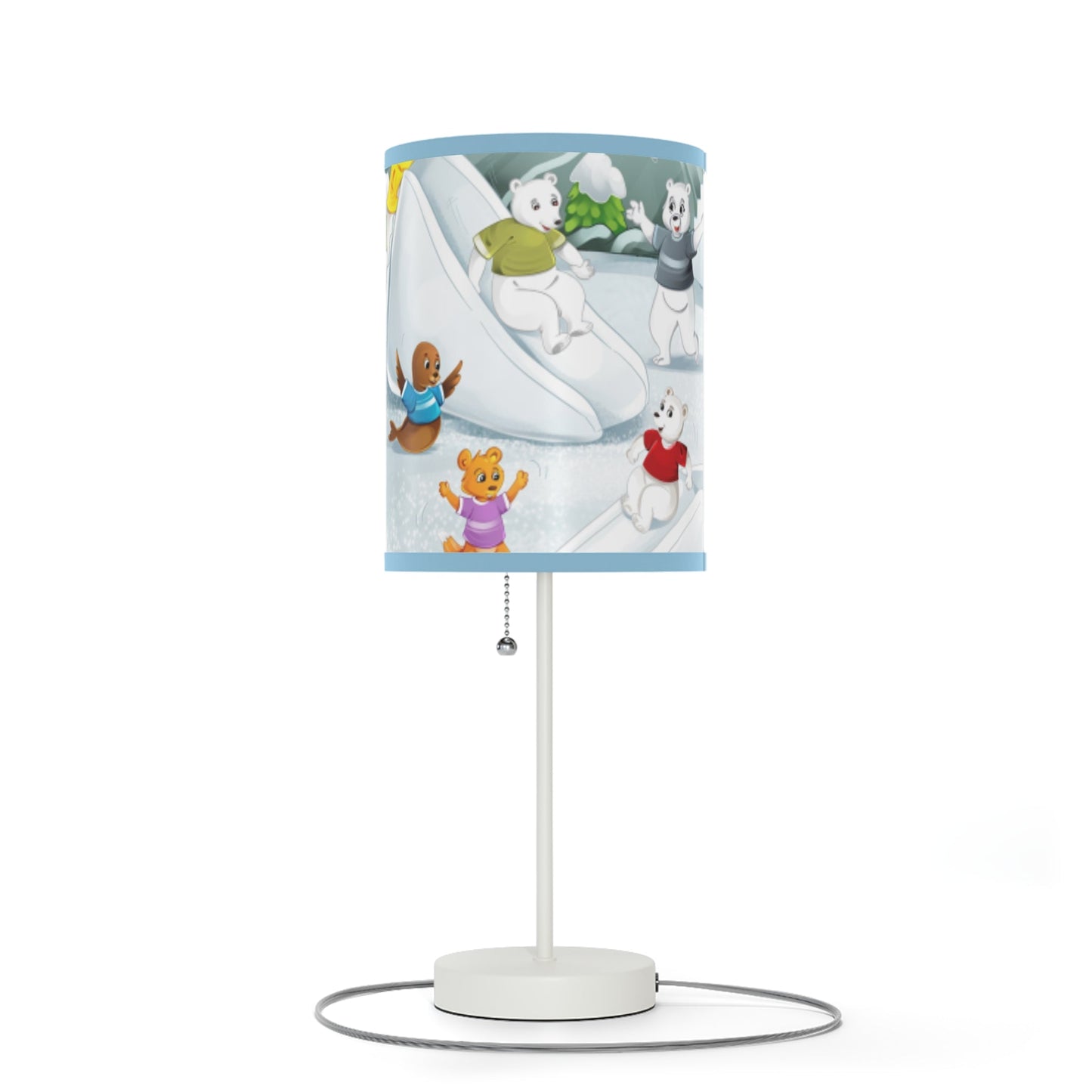 Poro the Polar Bear Lamp on a Stand