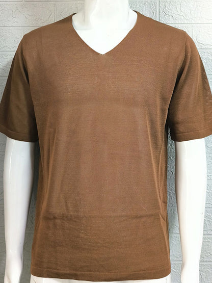 Men's V-Neck Short Sleeve Shirt