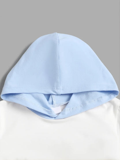 Children's Color Block Hoodie Set