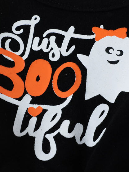 Children's Halloween Ghost Dress and Hooded Cape Set