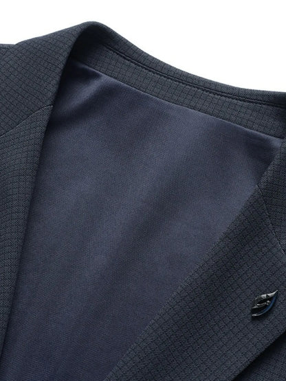 Men's Lapel Collar Long Sleeve Blazer