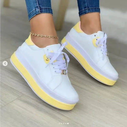 Lace Up Platform Sneakers