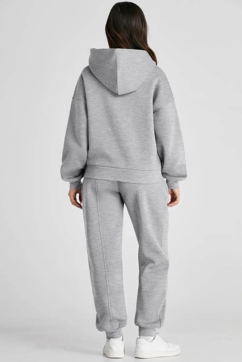 Gray hoodie and pants set, view 5