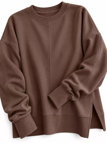 Oversized crew neck sweatshirt, view 25
