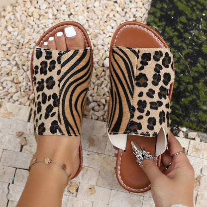 Open Toe Flats Sandals