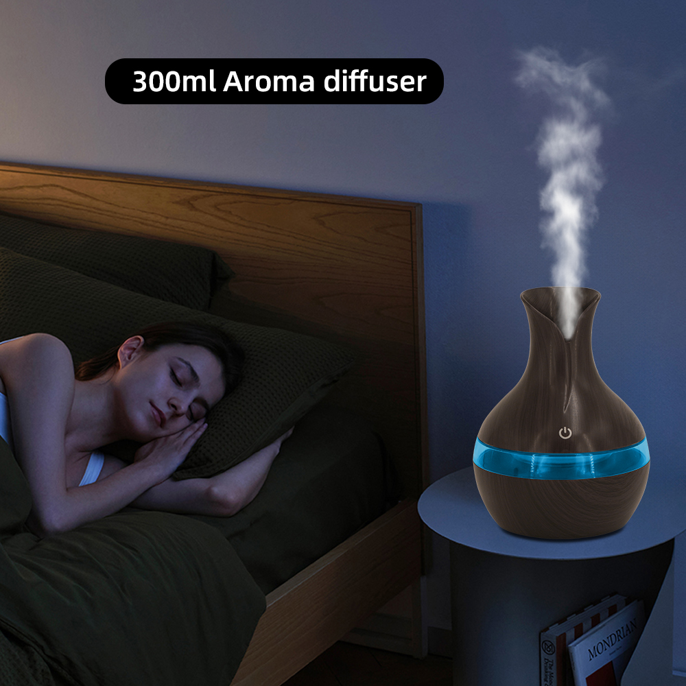 Portable USB Humidifier Diffuser for Travel & Office 300ml