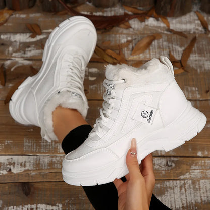 High-Top Platform Chunky Sneaker Boots