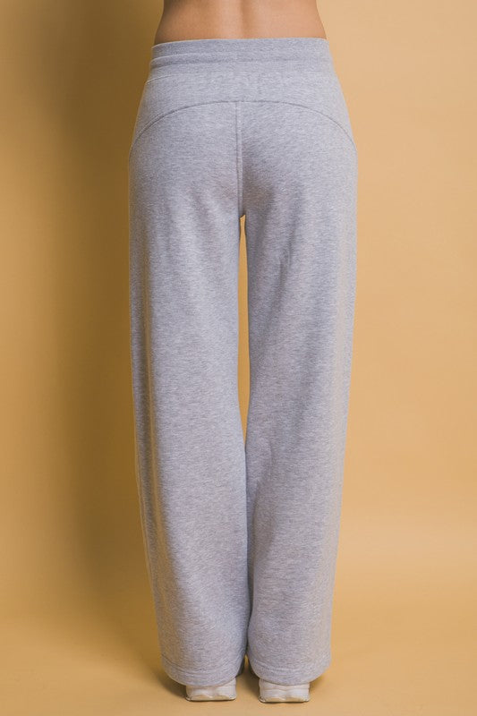 Wide Leg Sweatpants with Pockets