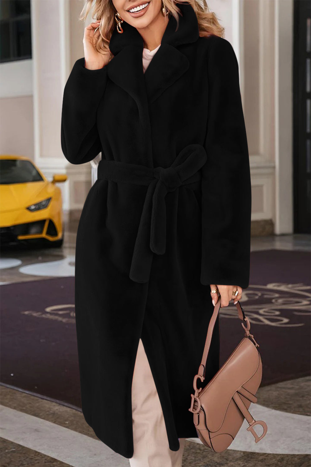 Full Size Fuzzy Coat