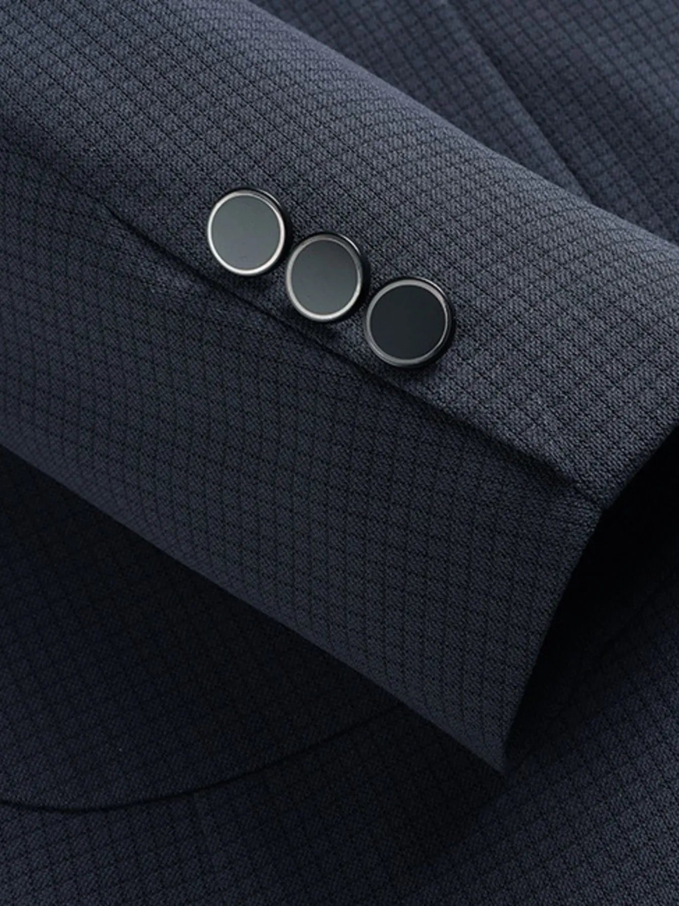 Men's Lapel Collar Long Sleeve Blazer