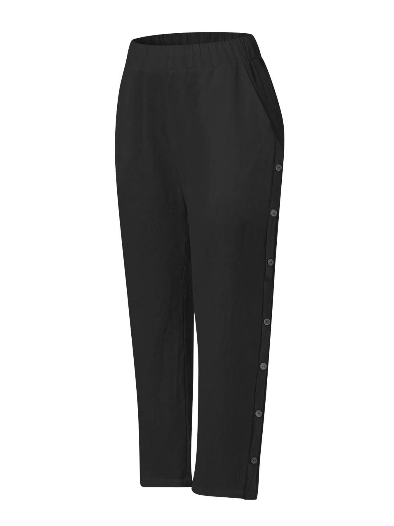 Casual Wide Leg Plus Size Pants