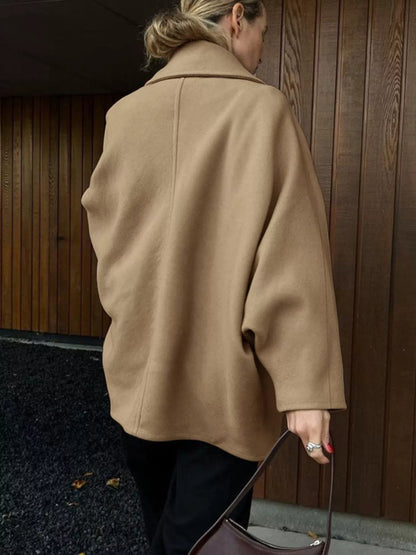 Button Up Long Sleeve Coat
