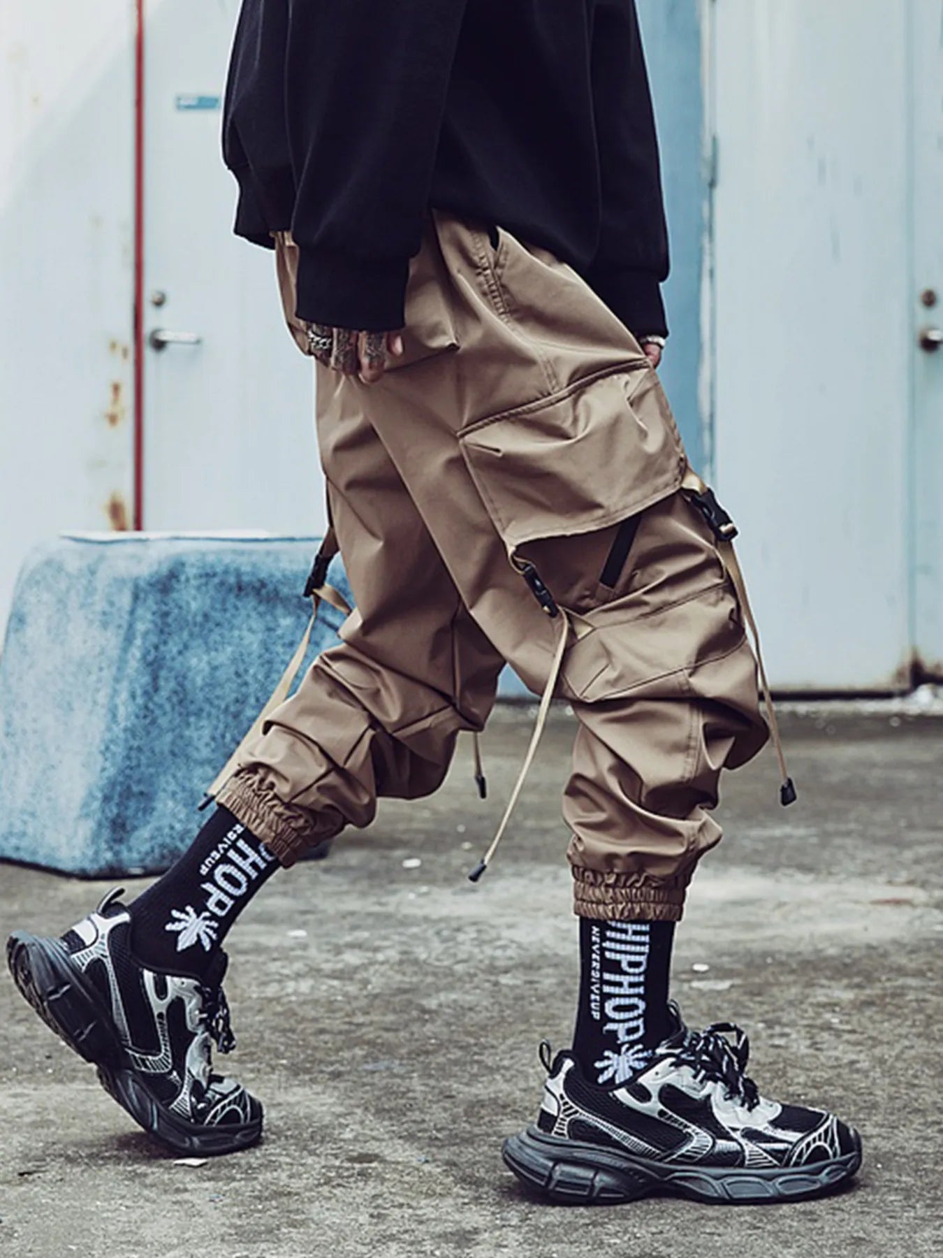 Men's Plus Size Loose Fit Cargo Pants