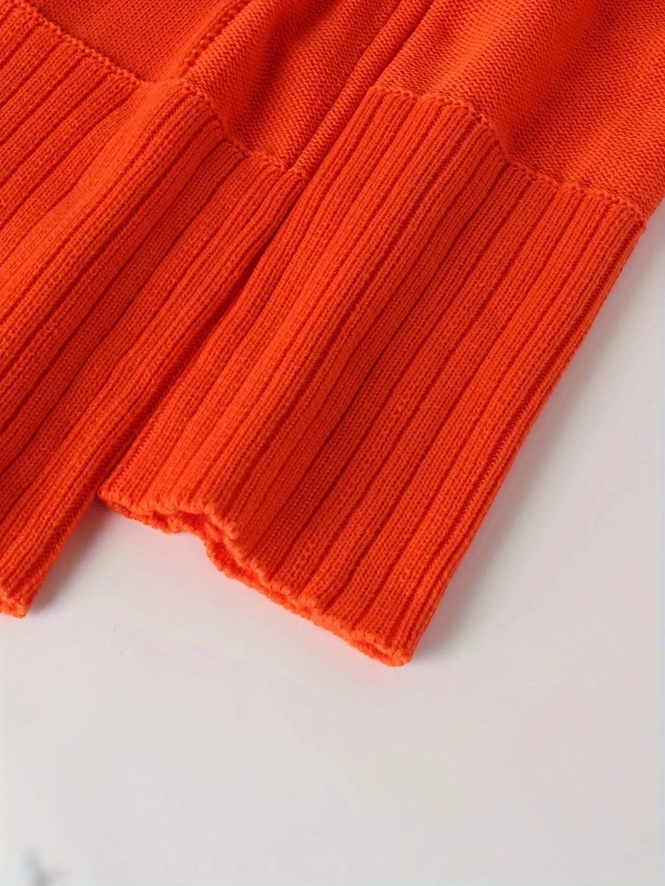 Open-Front Knit Cardigan