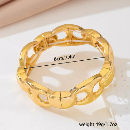 18K Gold-Plated Chain Link Bracelet