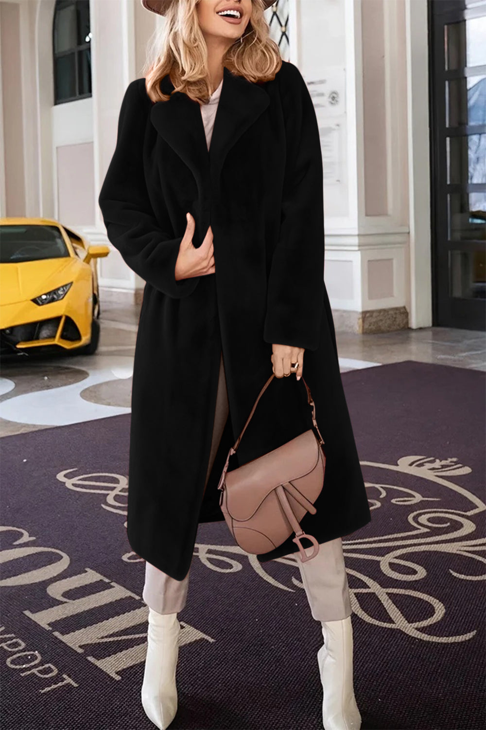 Full Size Fuzzy Coat