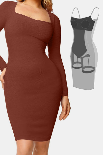 Full Size Built-In Shapewear Dress
