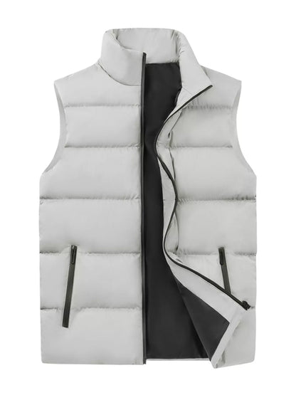 Men's lightweight puffer vest, view 21